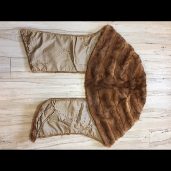 Vintage fur stoll shawl - Picture 5 of 5